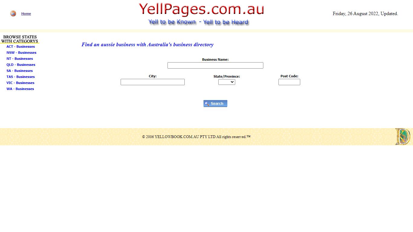 Yellow Book Business Directory Australia